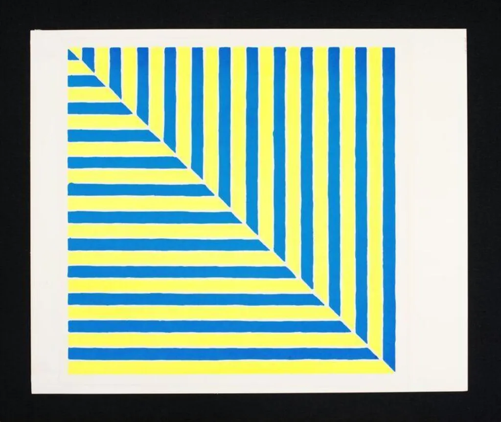 Untitled. From the suite 'Ten Prints by Ten Painters', by Frank Stella, 1964