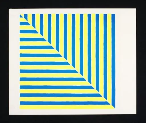 Untitled. From the suite 'Ten Prints by Ten Painters', by Frank Stella