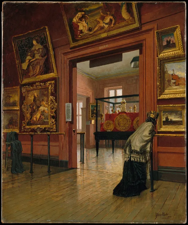Interior View of the Metropolitan Museum of Art when in Fourteenth Street