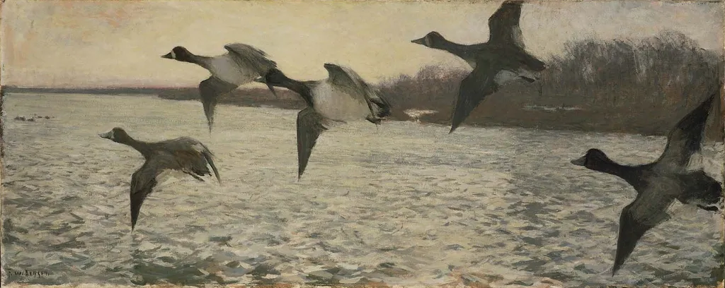 Early Morning, by Frank Weston Benson, oil, 1900