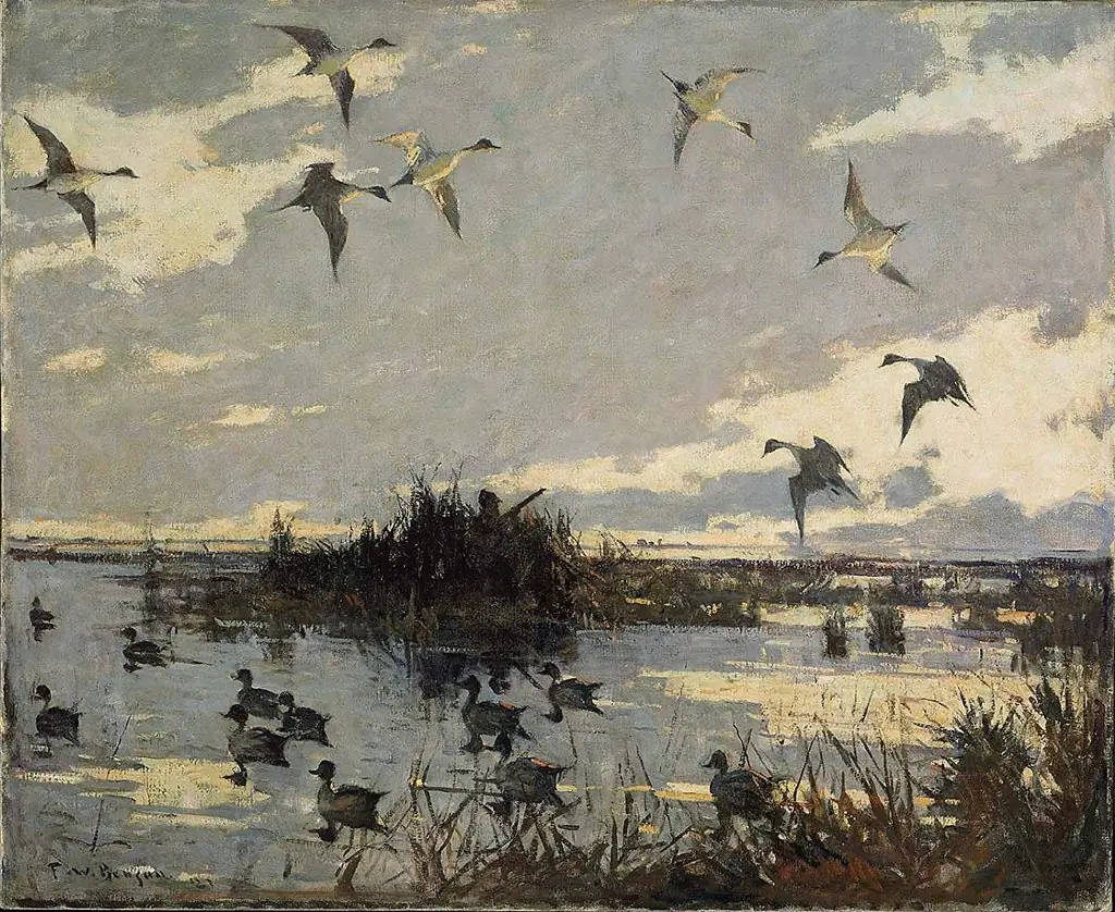 Pintails Decoyed, by Frank Weston Benson