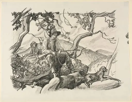Mountain Top, by Frank Wilcox