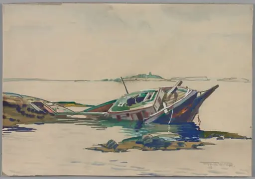 The Wreck, by Frank Wilcox