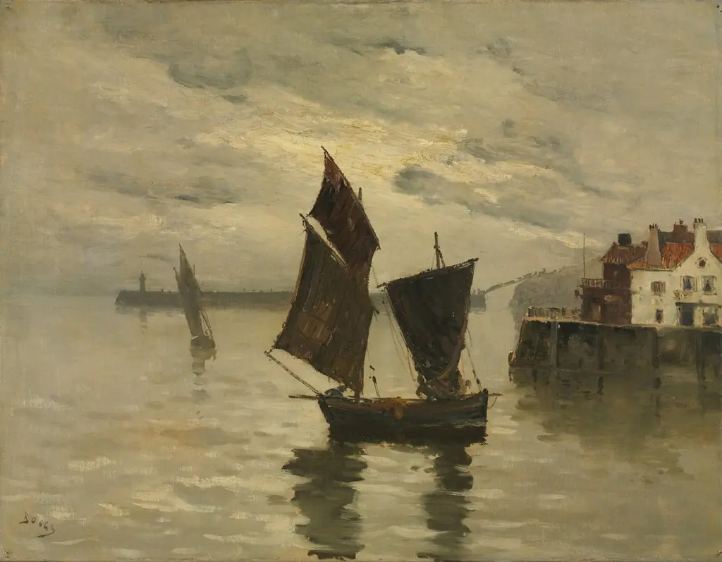 Harbor Scene, by Frank-Will