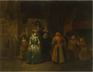 Mummers, by Frans Breydel