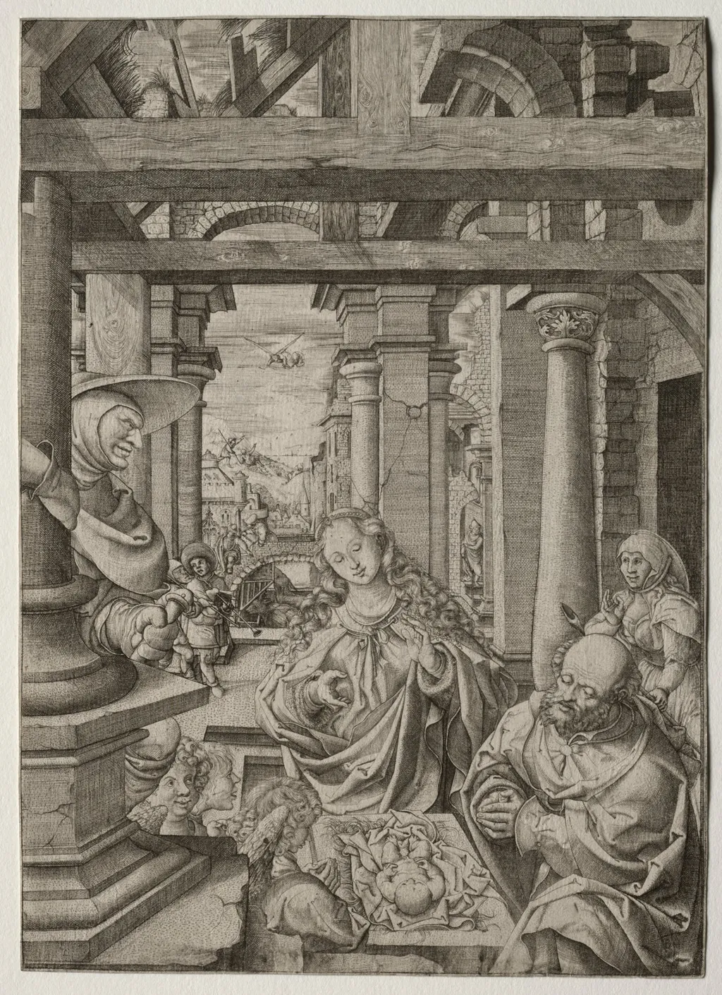 Adoration of the Shepherd, by Frans Crabbe van Esplegem, 1524