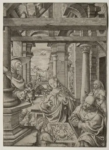 Adoration of the Shepherd, by Frans Crabbe van Esplegem
