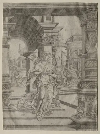 Death of Lucretia, by Frans Crabbe van Esplegem