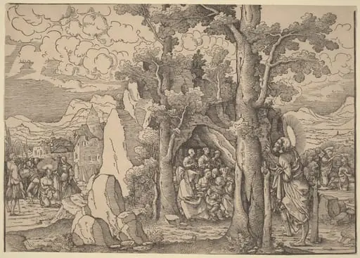 Saint John the Baptist Preaching, by Frans Crabbe van Espleghem