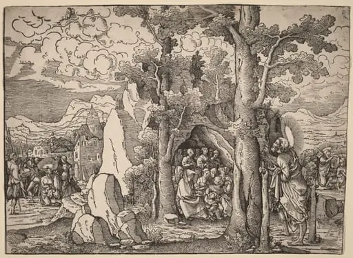 Saint John the Baptist Preaching, by Frans Crabbe van Espleghem