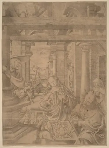 The Adoration of the Shepherds, by Frans Crabbe van Espleghem