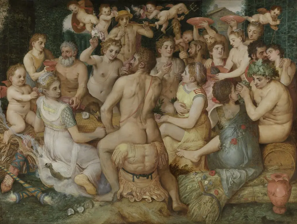 Banquet of the Gods, by Frans Floris