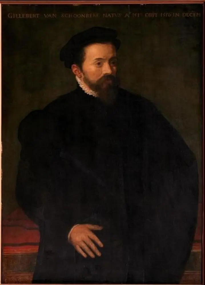 Portrait of Gilbert van Schoonbeke (1519-1556), by Frans Floris