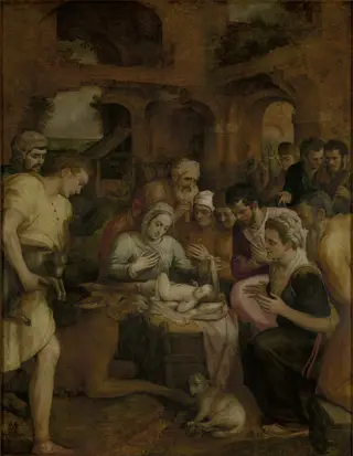 The Adoration of the Shepherds, by Frans Floris
