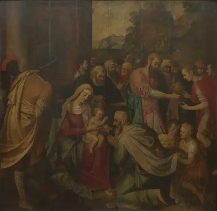 Triptych with the Adoration of the Magi, by Frans Floris