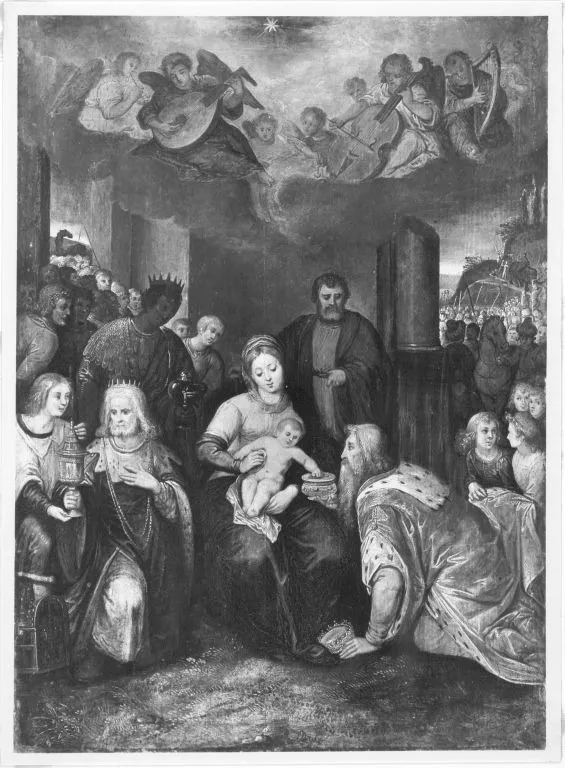 Anbetung der Könige, by Frans Francken III, unspecified, 1637