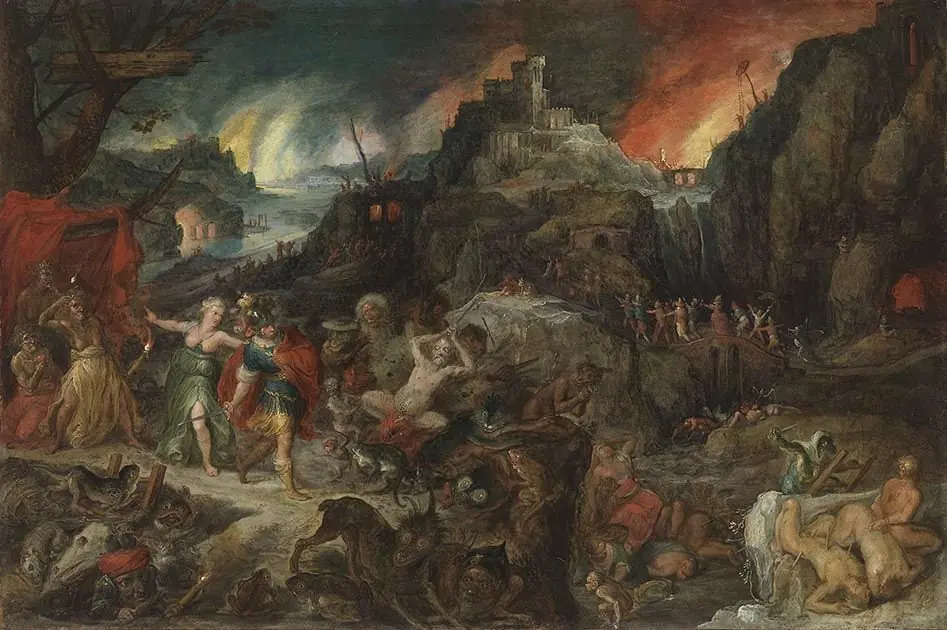 Aeneas in der Unterwelt, by Frans Francken the Younger