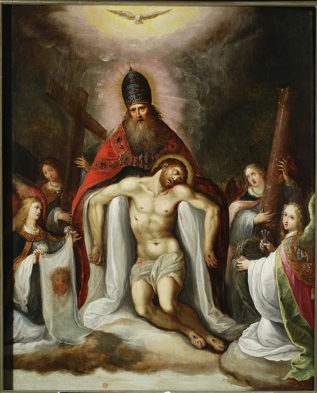 Holy Trinity (Throne of Grace), by Frans Francken the Younger, oil, 1610