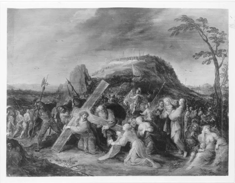 Kreuztragung Christi, by Frans Francken the Younger, unspecified, 1621