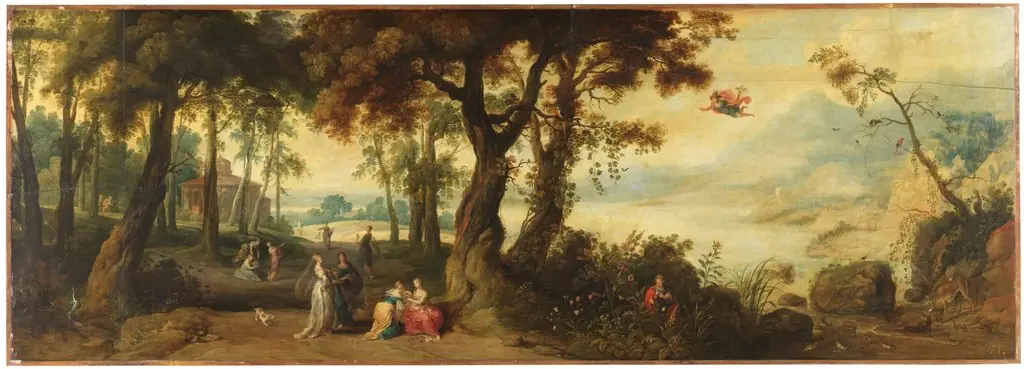 Landscape with Mercury and Herse, by Frans Francken the Younger
