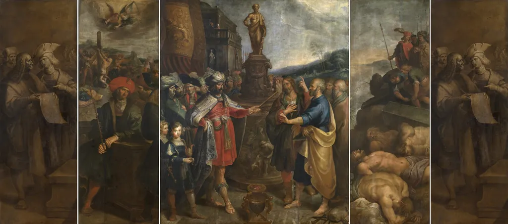 The History of the Four Crowned, by Frans Francken the Younger, oil, 1624