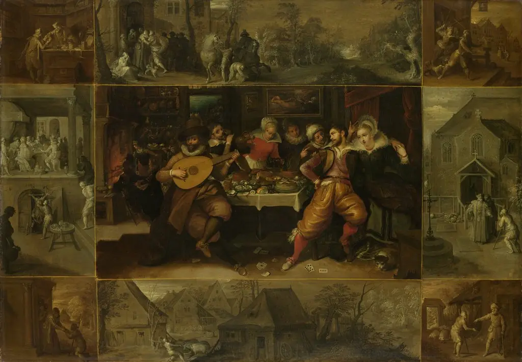 The parable of the prodigal son, by Frans Francken the Younger