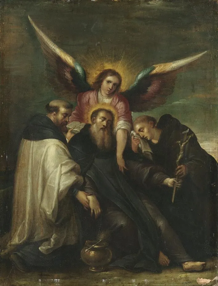 Tod des hl. Benedikt (zugeschrieben), by Frans Francken the Younger, unspecified, 1611