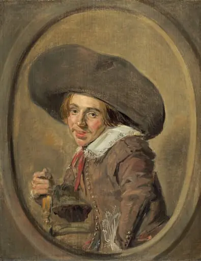 A Young Man in a Large Hat, by Frans Hals