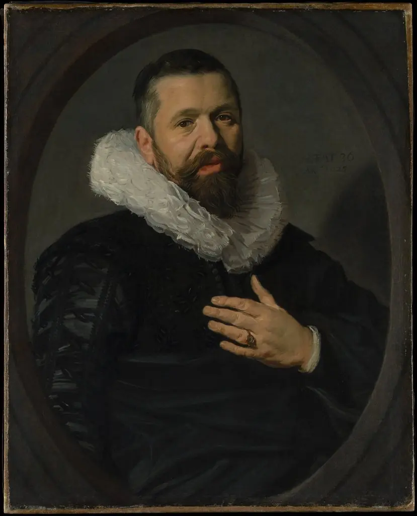 Portrait of a Bearded Man with a Ruff, by Frans Hals