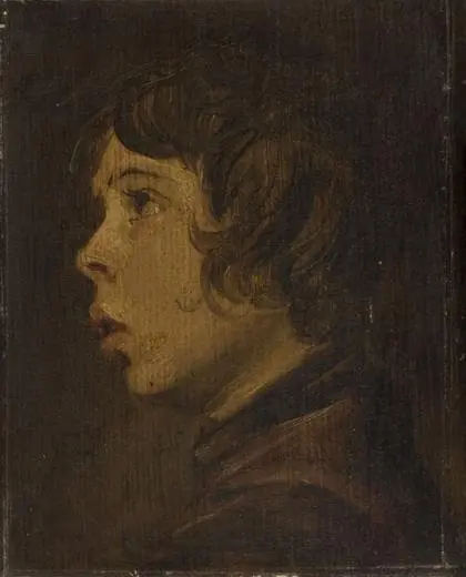 Portrait of a Boy facing Left, by Frans Hals
