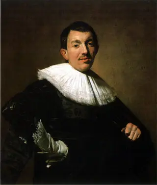 Portrait of a man, by Frans Hals, 1634
