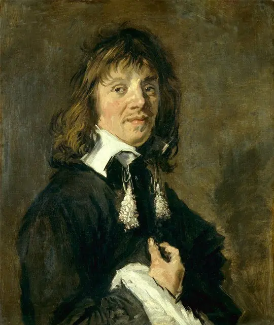 Portrait of a man, by Frans Hals