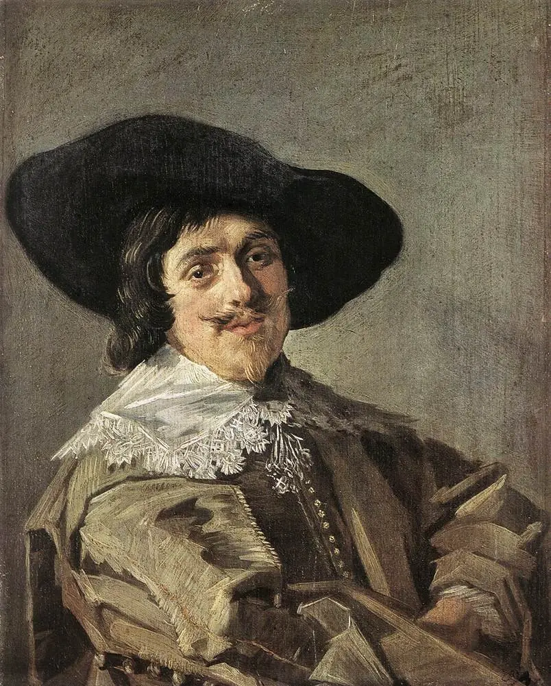 Portrait of a man in a Yellowish-gray Jacket, by Frans Hals