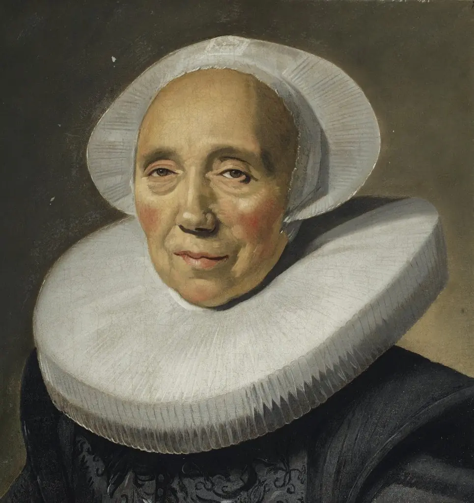 Portrait of an old woman, by Frans Hals