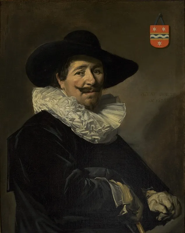 Portrait of Andries van Hoorn, by Frans Hals, oil, 1638