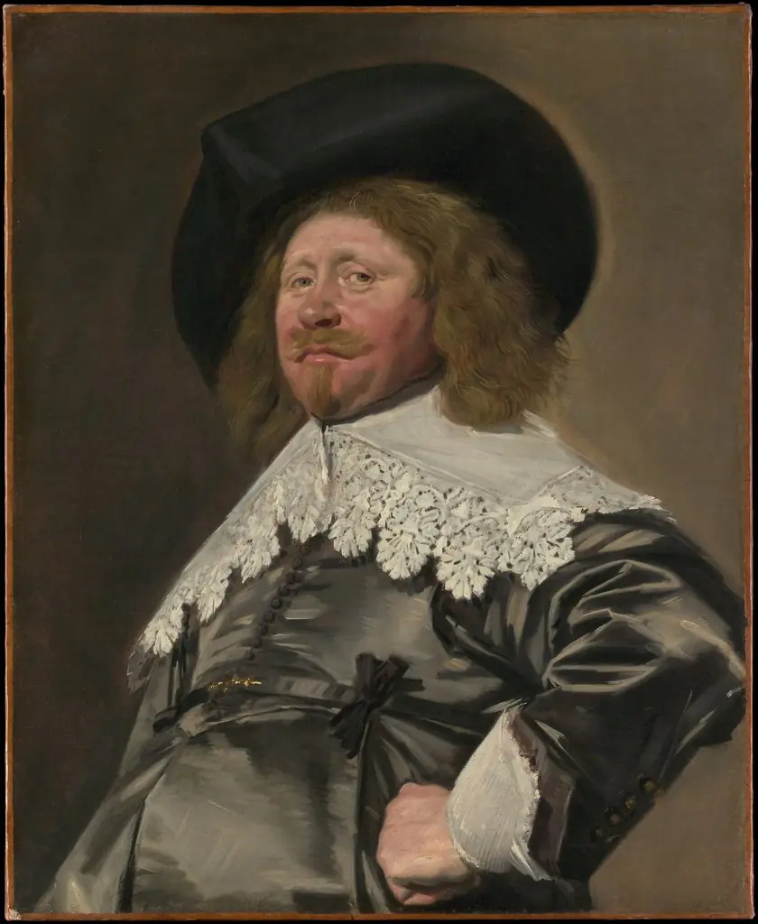 Portrait of Claes Duyst van Voorhout, by Frans Hals