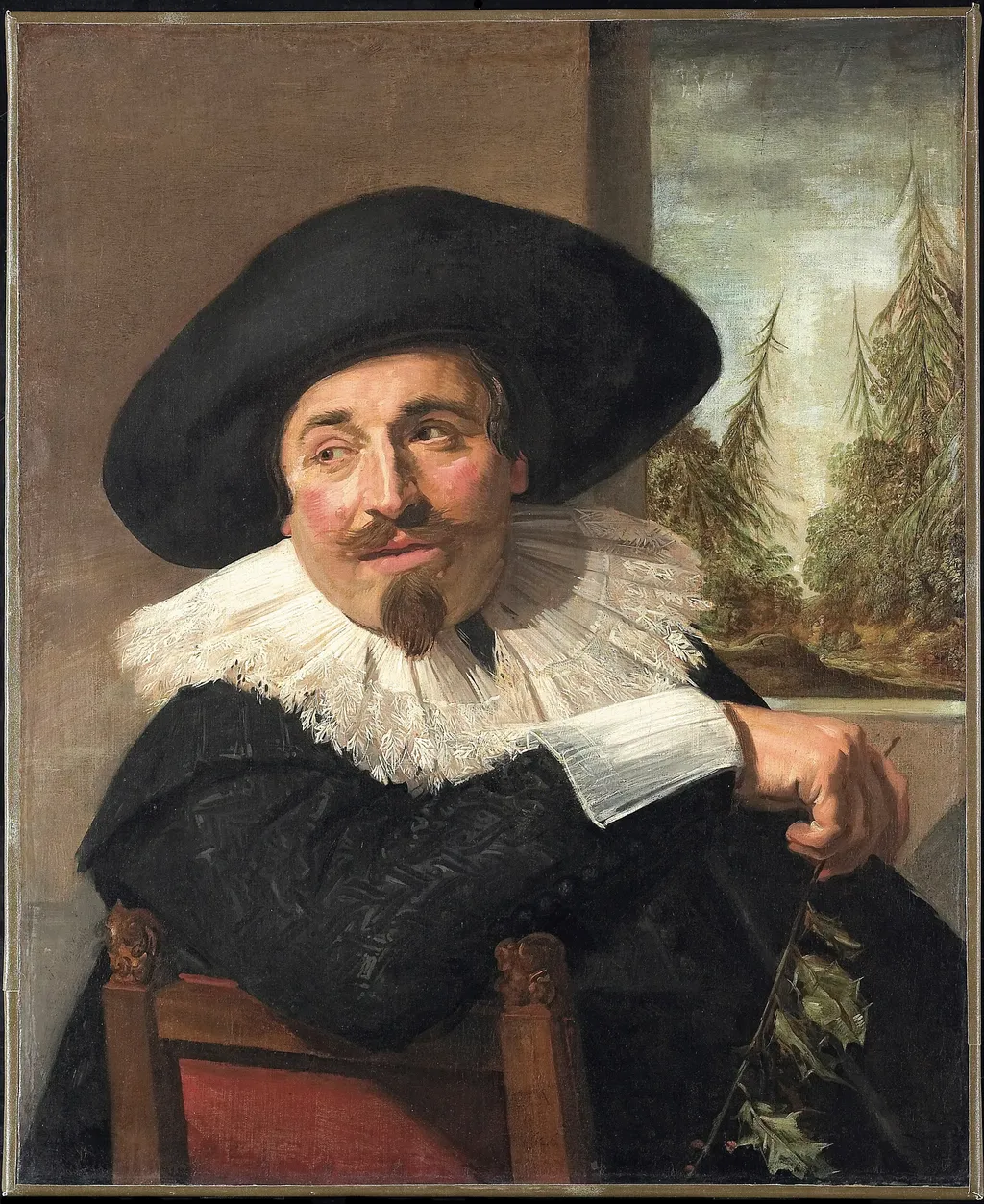 Portrait of Isaak Abrahamsz. Massa, by Frans Hals, oil, 1626