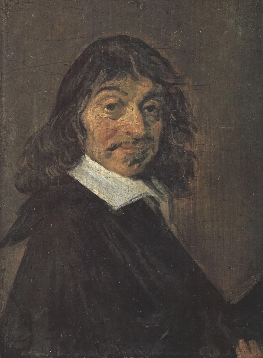 Portrait of René Descartes, by Frans Hals, unspecified, 1649
