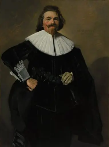 Portrait of Tieleman Roosterman, by Frans Hals