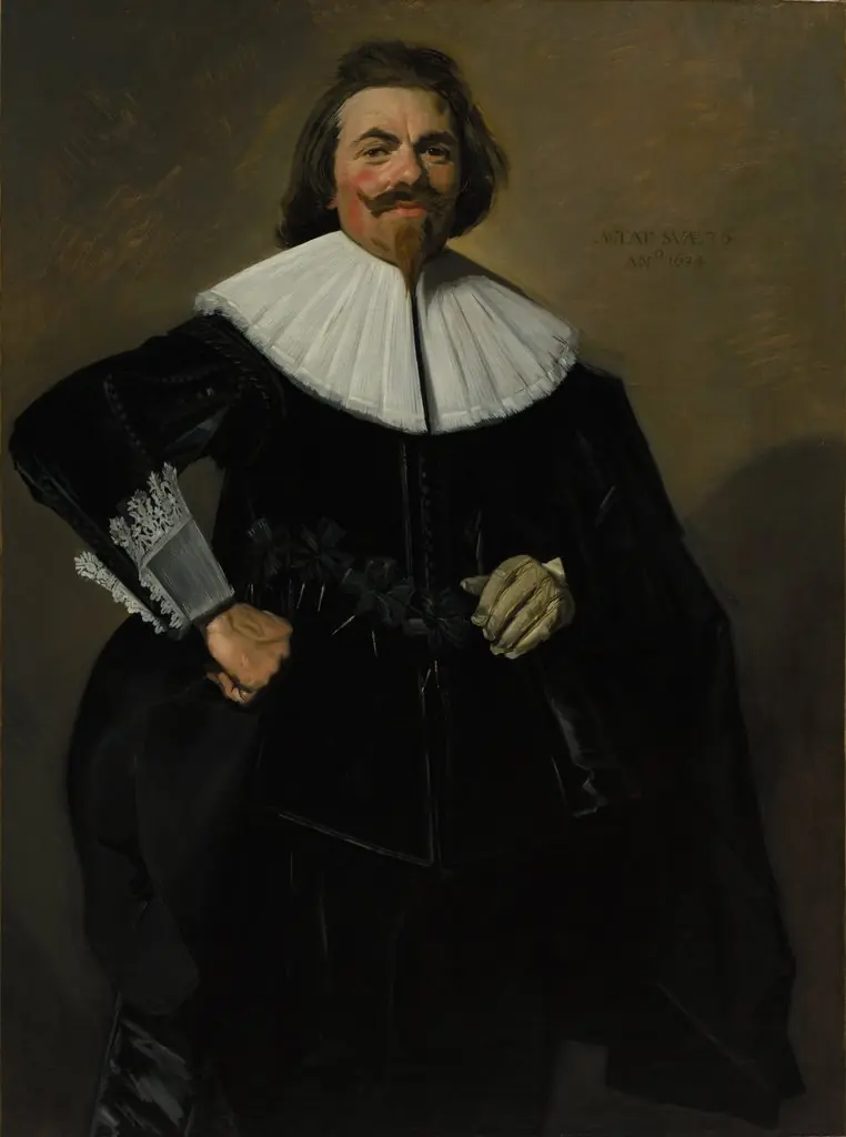 Portrait of Tieleman Roosterman, by Frans Hals