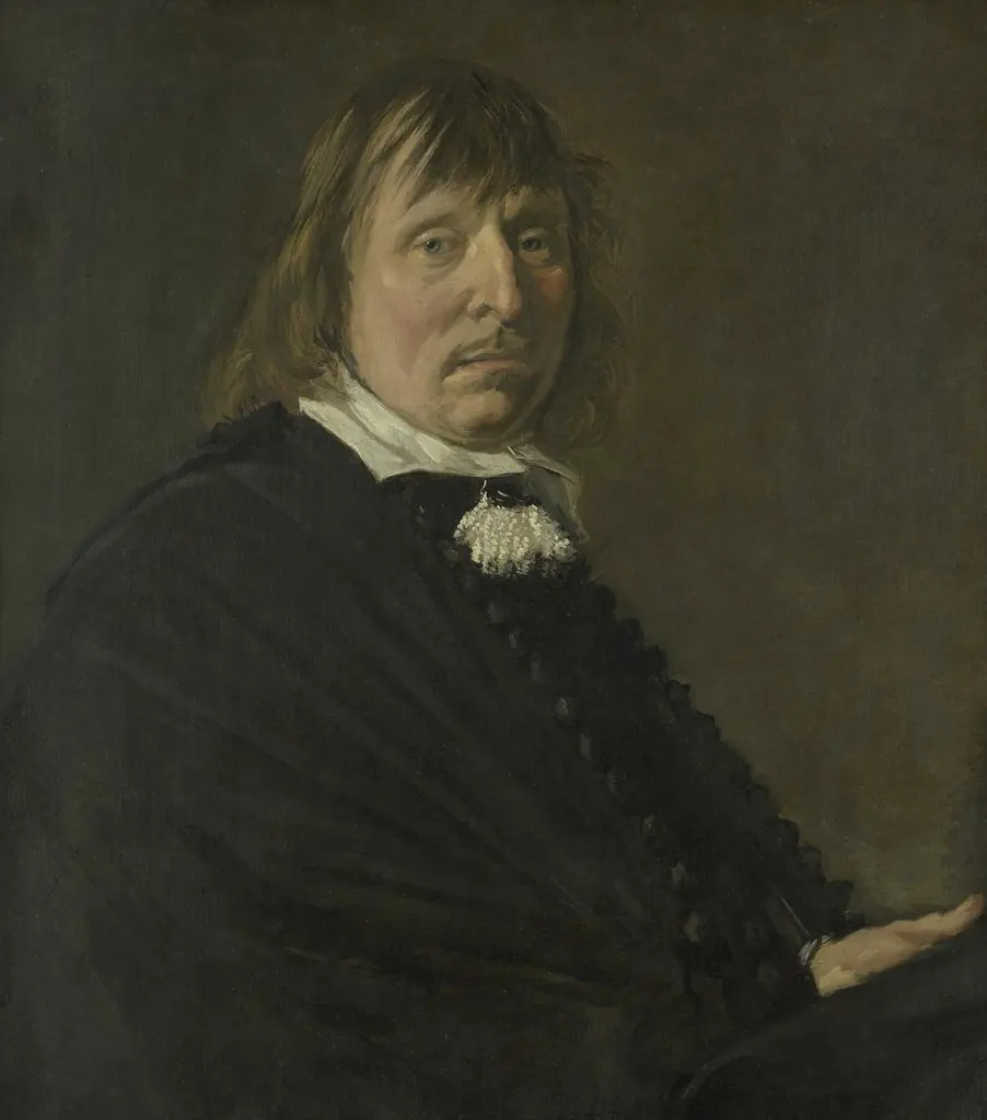 Portrait of Tyman Oosdorp, by Frans Hals