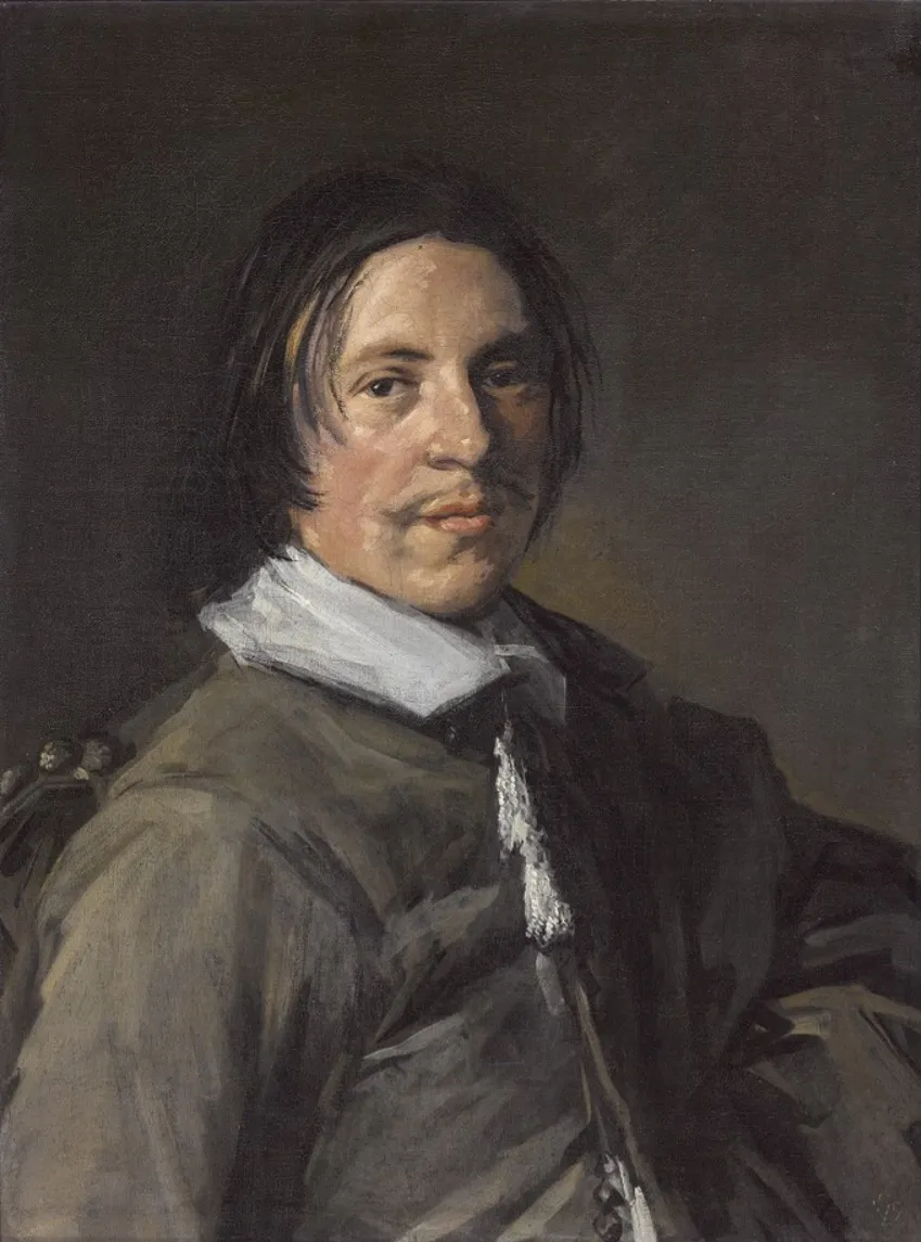 Portrait of Vincent Laurensz van der Vinne, by Frans Hals, oil, 1650