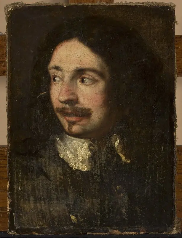Study for a portrait of a man, by Frans Hals