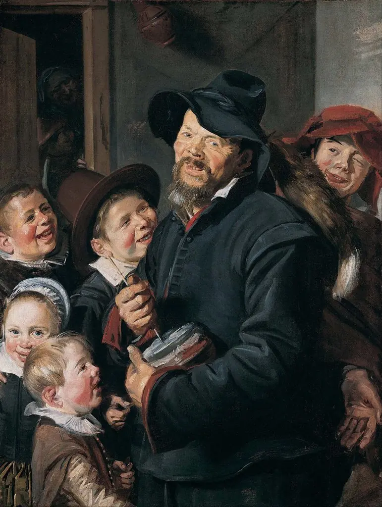 The Rommelpot player, by Frans Hals
