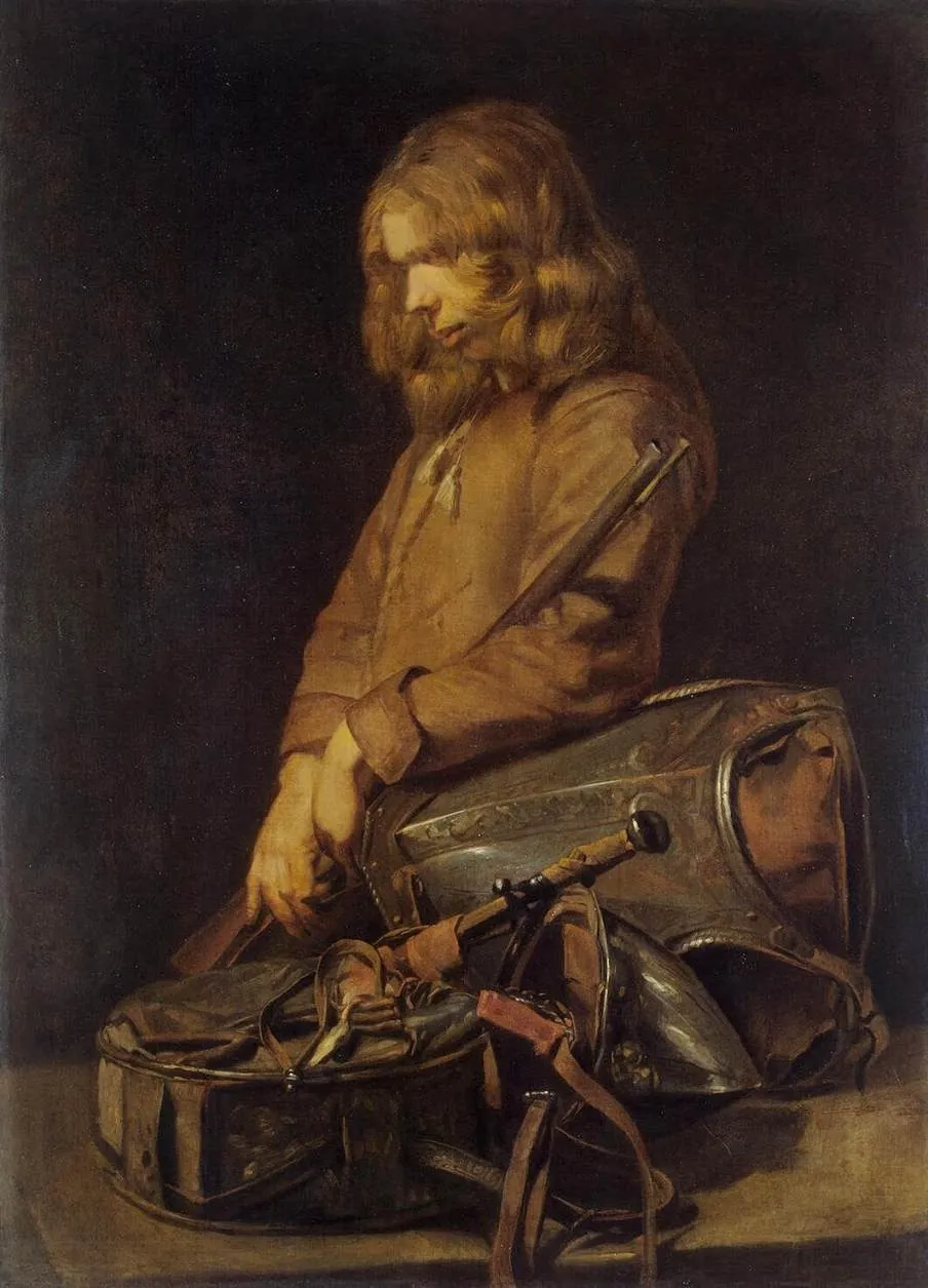 Young Soldier, by Frans Hals Junior, oil, 1650