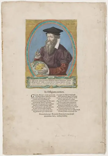 Gerard Mercator, by Frans Hogenberg