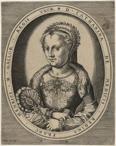Catherine de Medici, Wife of Henry II of France, by Frans Huys