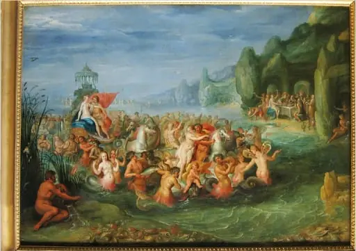 Neptun și Amphitrite, by Frans II Franken