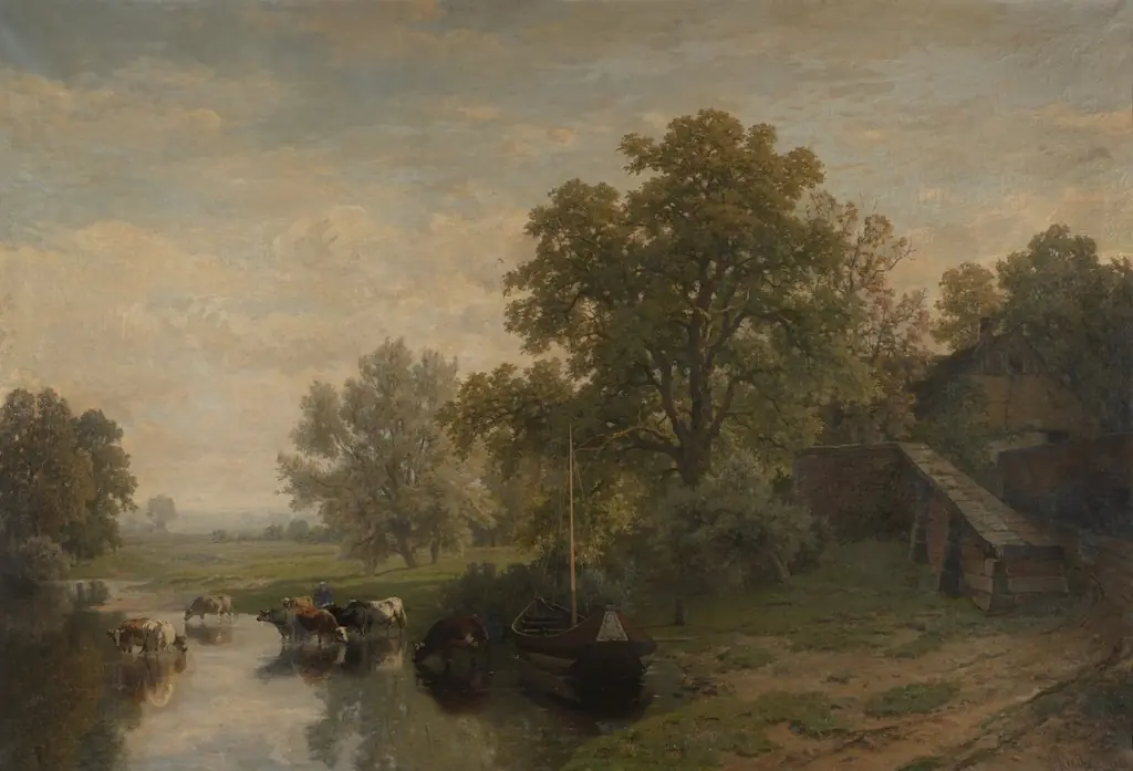 Landscape in Limburg, by Frans Keelhoff