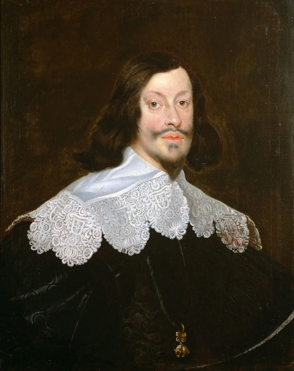 Kaiser Ferdinand III. (1608-1657), Brustbild, by Frans Luycx, oil, 1637